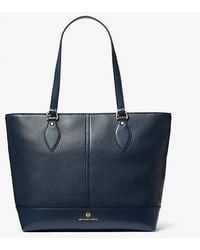 Michael Kors - Beth Large Pebbled Leather Tote - Lyst
