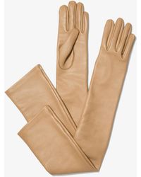 Michael Kors - Michael Kors Leather Opera Gloves - Lyst