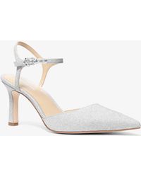 MICHAEL Michael Kors - Mk Amara Glitter Chain Mesh Mid Pump - Lyst