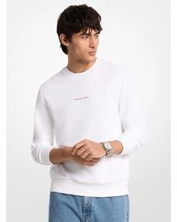 Michael Kors - Mk Graphic Logo Cotton Blend Jumper - Lyst