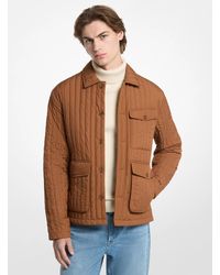 Michael Kors - Michael Kors Quilted Chore Jacket - Lyst