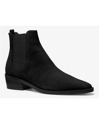 michael kors livvy suede ankle boot