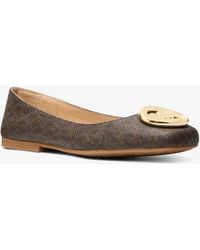 MICHAEL Michael Kors - Mk Milan Suede Ballet Flat - Lyst