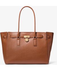 MICHAEL Michael Kors - Mk Hamilton Moderne Large Leather Tote Bag - Lyst