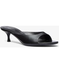 Michael Kors - Mk Arianna Leather Mule - Lyst