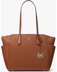 MICHAEL Michael Kors - Borsa tote Marilyn media in pelle Saffiano - Lyst