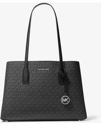 MICHAEL Michael Kors - Mk Ruthie Medium Signature Logo Tote Bag - Lyst
