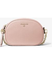 MICHAEL Michael Kors - Jet Set Small Pebbled Leather Convertible Camera Bag - Lyst