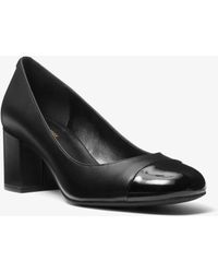 MICHAEL Michael Kors - Mk Perla Flex Leather Pump - Lyst