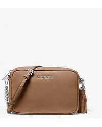 MICHAEL Michael Kors - Mk Jet Set Medium Logo Crossbody Bag - Lyst