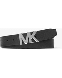 mk leather belt