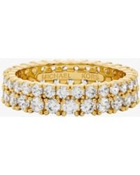 Michael Kors - Mk Double Pavé Ring - Lyst