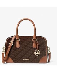 Michael Kors - Thompson Medium Signature Logo Satchel - Lyst