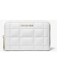 Michael Kors - Small Quilted Leather Wallet - Lyst