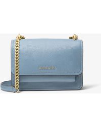 MICHAEL Michael Kors - Mk Claire Small Pebbled Leather Convertible Shoulder Bag - Lyst