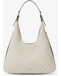 Michael Kors - Mk Borsa A Spalla Nolita Grande Con Logo - Lyst