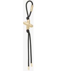 Michael Kors - Mk Initial-Tone And Speckled Cord Bag Charm - Lyst