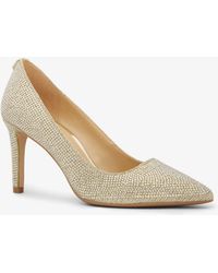 Michael Kors Outlet - Mk Dorothy Flex Embellished Glitter Chain Mesh Pump - Lyst