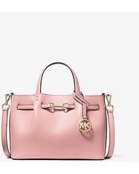 Michael Kors - Carson Small Pebbled Leather Satchel - Lyst
