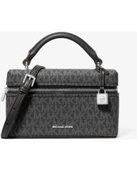 MICHAEL Michael Kors - Mk Jana Extra-Small Signature Logo Convertible Crossbody Bag - Lyst
