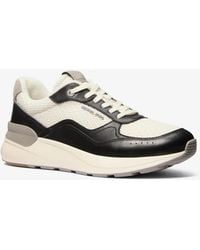 Michael Kors - Trevor Mixed-Media Trainer - Lyst