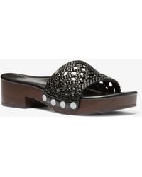 MICHAEL Michael Kors - Mk Mayes Woven Sandal - Lyst