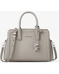 MICHAEL Michael Kors - Mk Laila Extra-Small Leather Crossbody Bag - Lyst