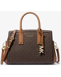 Michael Kors - Mk Borsa A Mano Laila Piccola Con Logo - Lyst