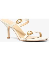 Michael Kors - Kya Leather Sandal - Lyst