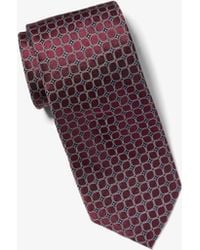 Michael Kors - Mk Tile Print Silk Tie - Lyst
