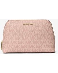 MICHAEL Michael Kors - Mk Jet Set Small Signature Logo Travel Kit - Lyst