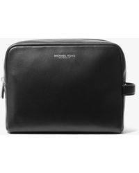 Michael Kors - Mk Hudson Leather Travel Kit - Lyst
