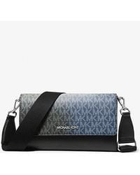 Michael Kors - Jet Set Large Ombré Signature Logo Crossbody Bag - Lyst