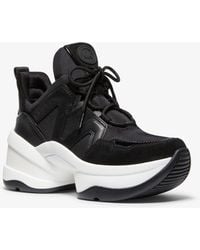 michael kors jaden suede sneaker