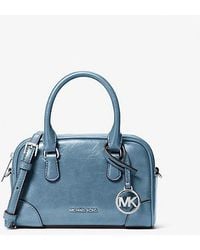 Michael Kors - Thompson Extra-Small Distressed Convertible Satchel - Lyst