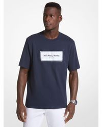 Michael Kors - Mk Logo Cotton Oversized T-Shirt - Lyst
