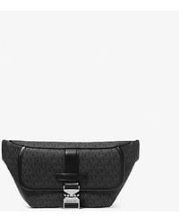 Michael Kors - Hudson Signature Logo Sling Pack - Lyst