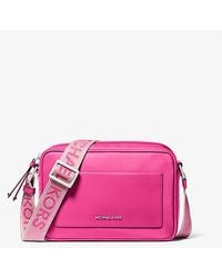 Michael Kors - Jet Set Large Nylon Gabardine Crossbody Bag - Lyst