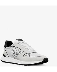 MICHAEL KORS DARIUS ホワイト スニーカー Darius Mixed-Media Trainer | Michael Kors [US]
