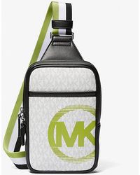 Michael Kors - Cooper Medium Signature Logo Sling Pack - Lyst
