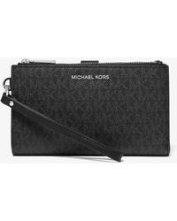 MICHAEL Michael Kors - Adele Logo Smartphone Wallet - Lyst