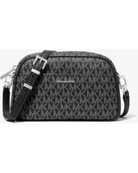 MICHAEL Michael Kors - Mk Jet Set Small Signature Logo Camera Crossbody Bag - Lyst