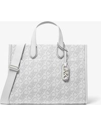 MICHAEL Michael Kors - Gigi Large Empire Signature Logo Tote Bag - Lyst