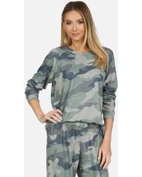 Michael Lauren - James Le Army Camo Raglan - Lyst