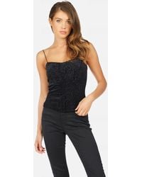 Michael Lauren - Fang Crop Bustier - Lyst