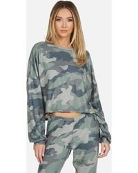 Michael Lauren - Fairfax Le Army Camo Pullover - Lyst