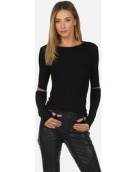 Michael Lauren - Solomon Core Fitted Tee Black - Lyst