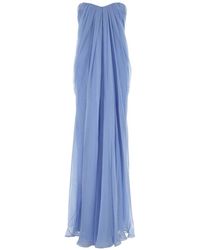 McQueen - Abito Bustier Da Sera - Lyst