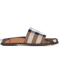 Burberry - Sandals Brown - Lyst