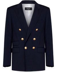 DSquared² - Palm Beach Double Breasted Blazer - Lyst